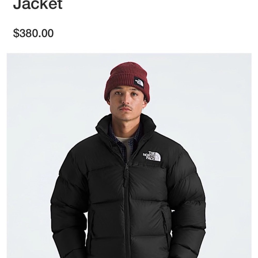 The North Face Men's Classic Black Puffer Jacket